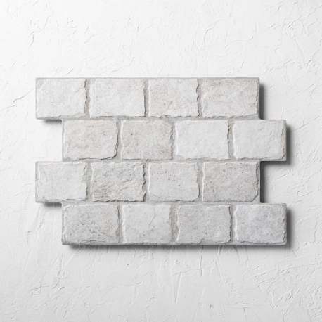 Borgogna white cobblestone 44x66