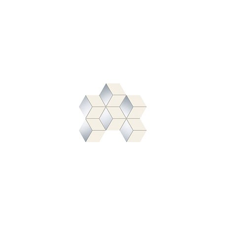 Senza white hex 289x221 mozaikinė plytelė
